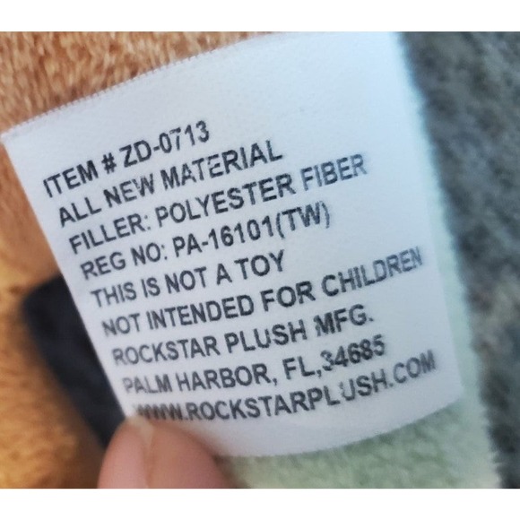 Zombie Dog Plush Stuffed Animal Toy with Suction Cups Rockstar Plush - Picture 4 of 8